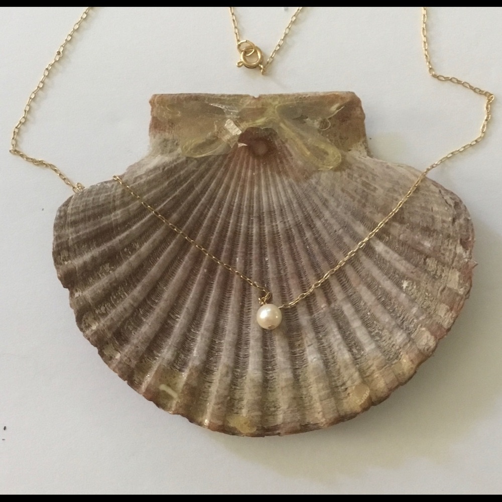 Old-stock NWOT Necklace Cultured Pearl Dainty GF
